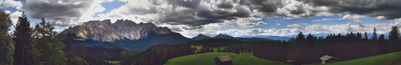 (778) Panoramablick zum Latemar
